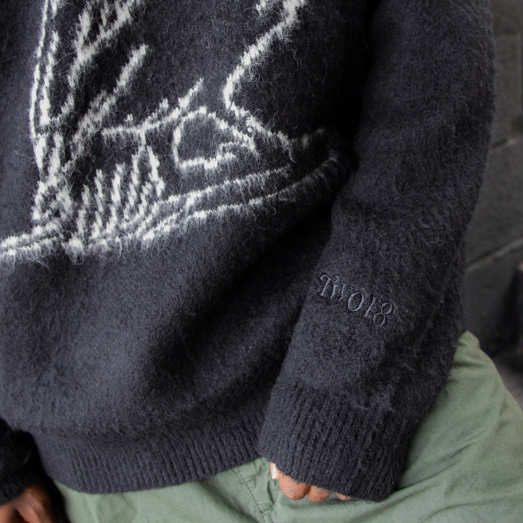 Two 18 Mohair Raven Sweater (Black)