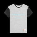 Advisory Boards Crystals Neuroplasticity Japanese Slub Melange Reverse Knit Tee (Grey/Black)