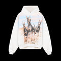 Represent Western Dobermans Hoodie (Flat White)