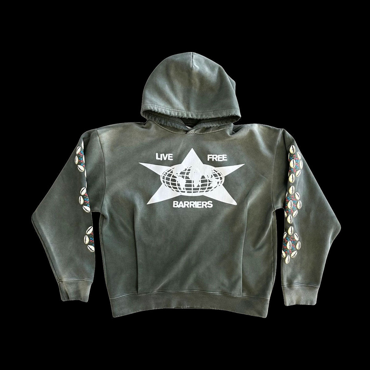Barriers Cowire Shell Hoodie (Vintage Green)