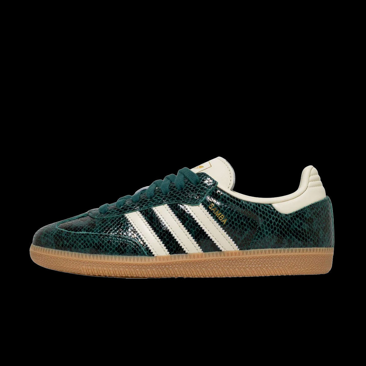 WMNS Adidas Samba OG (Cream White/Cream White/Collegiate Green)