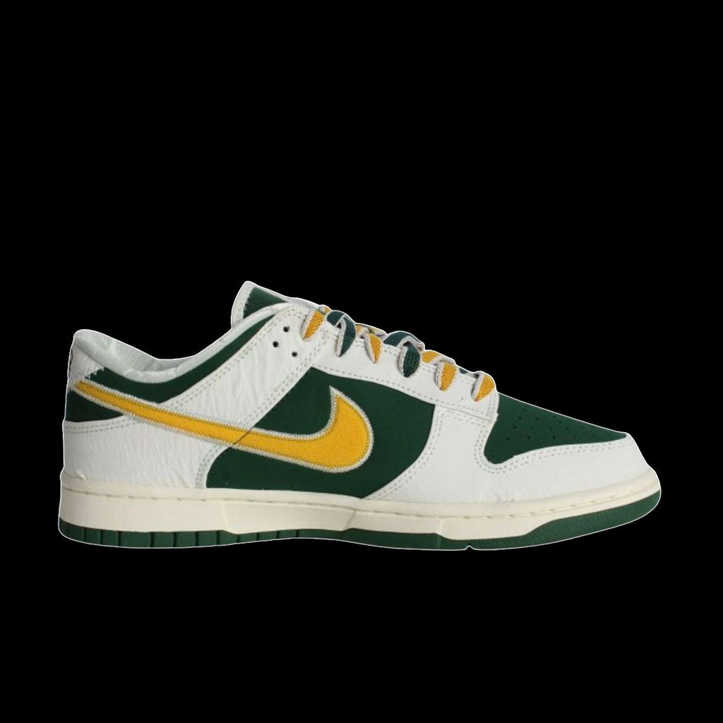 Nike Dunk Low Retro (Sail/University Gold-Fir-University Red)